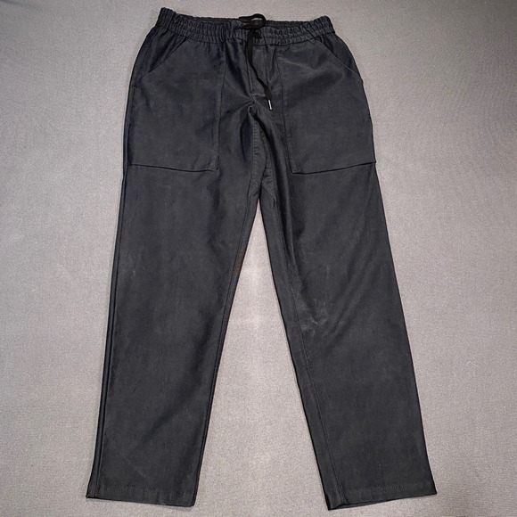 Cuts Clothing AO Jogger ‎ Pant Relaxed Fit Drawstring Casual Black Mens Size S - Picture 1 of 11